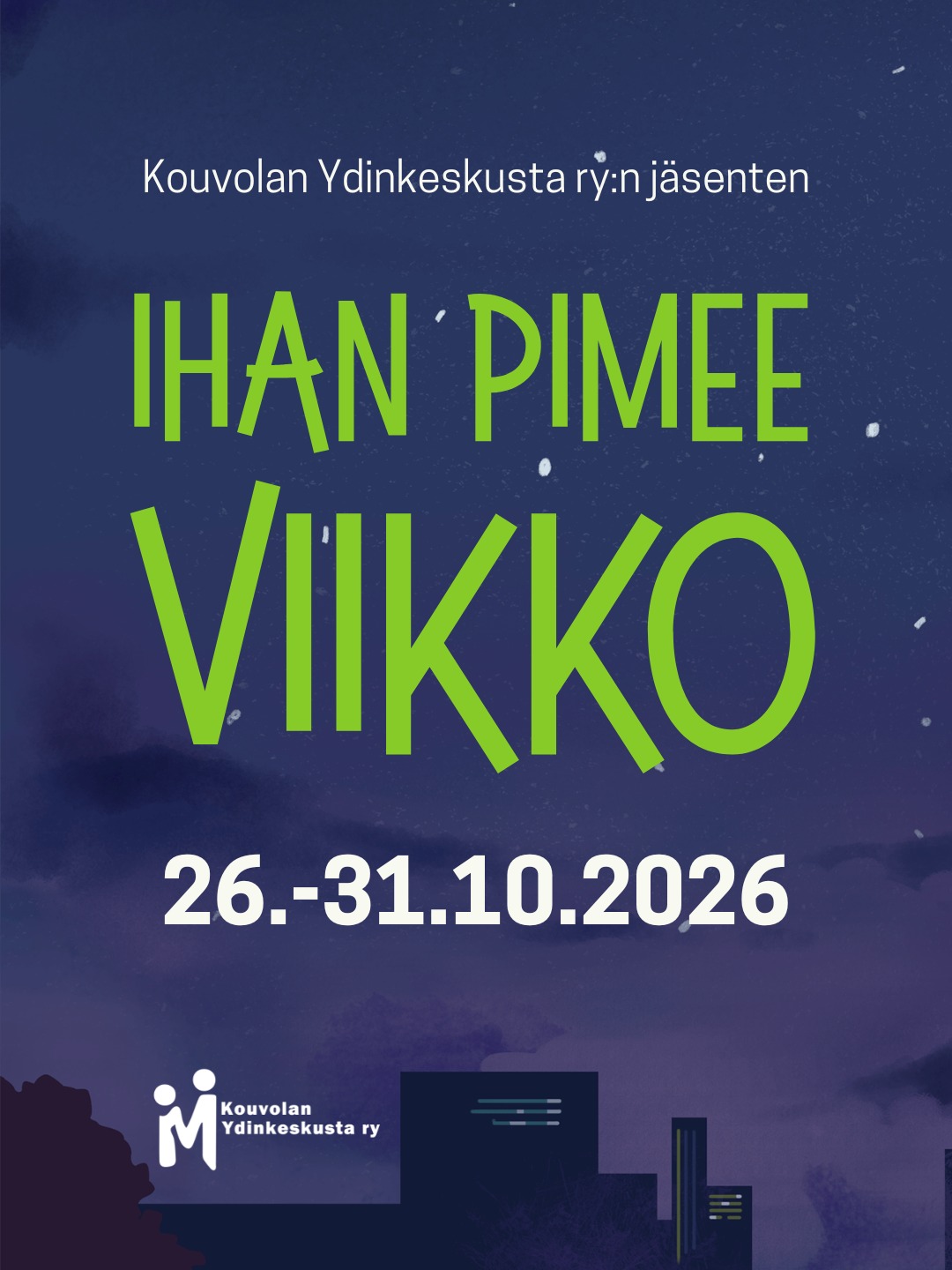 Viikon päästä starttaa jäsenkamppis Ihan Pimee Viikko! 🌚

Koko viikon ajan on tarjolla erilaisia tarjouksia ja mahtavia makuelämyksiä. Voit myös napata vinkin uuteen harrastukseen tai antaa itsellesi aikaa hyvinvoinnin ja hiljentymisen parissa.

Katso viikon vinkit tapahtuman omilta sivuilta, profiilin linkeistä pääset sinne kätevästi.